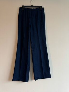 Vintage Pendleton 70’s Navy Blue Pure Virgin Wool Wide Leg Pants Slacks Trousers